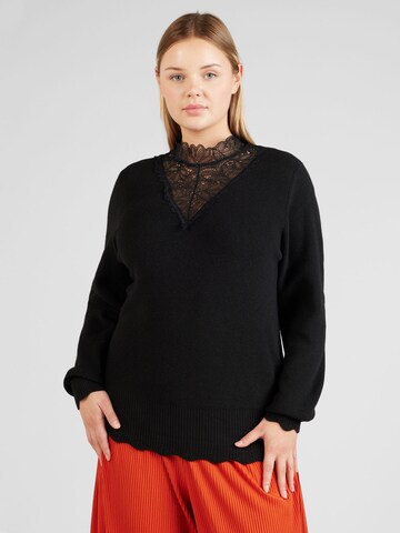 Pullover 'REBECCA' di ONLY Carmakoma in nero: frontale