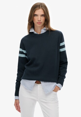Pull-over Superdry en bleu : devant