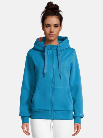 Veste de survêtement 'SÖÖTE' salzhaut en bleu : devant