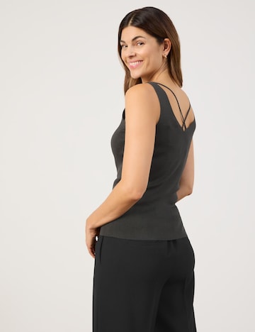 GERRY WEBER Stricktop in Schwarz