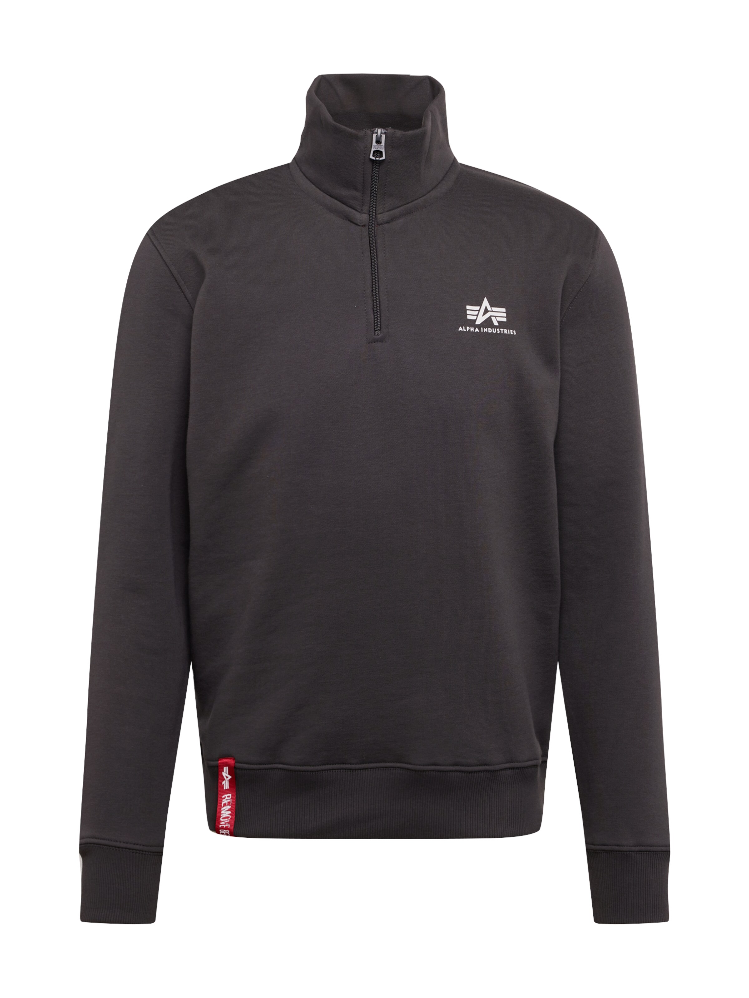 ALPHA INDUSTRIES Sweatshirt in Grau: Vorderseite