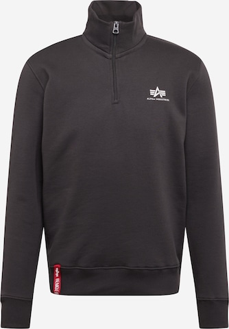 ALPHA INDUSTRIES Sweatshirt in Grijs: voorkant