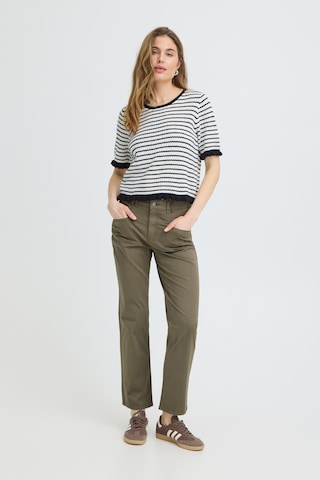 Regular Pantalon 'PZEVELYN' Pulz en vert : devant