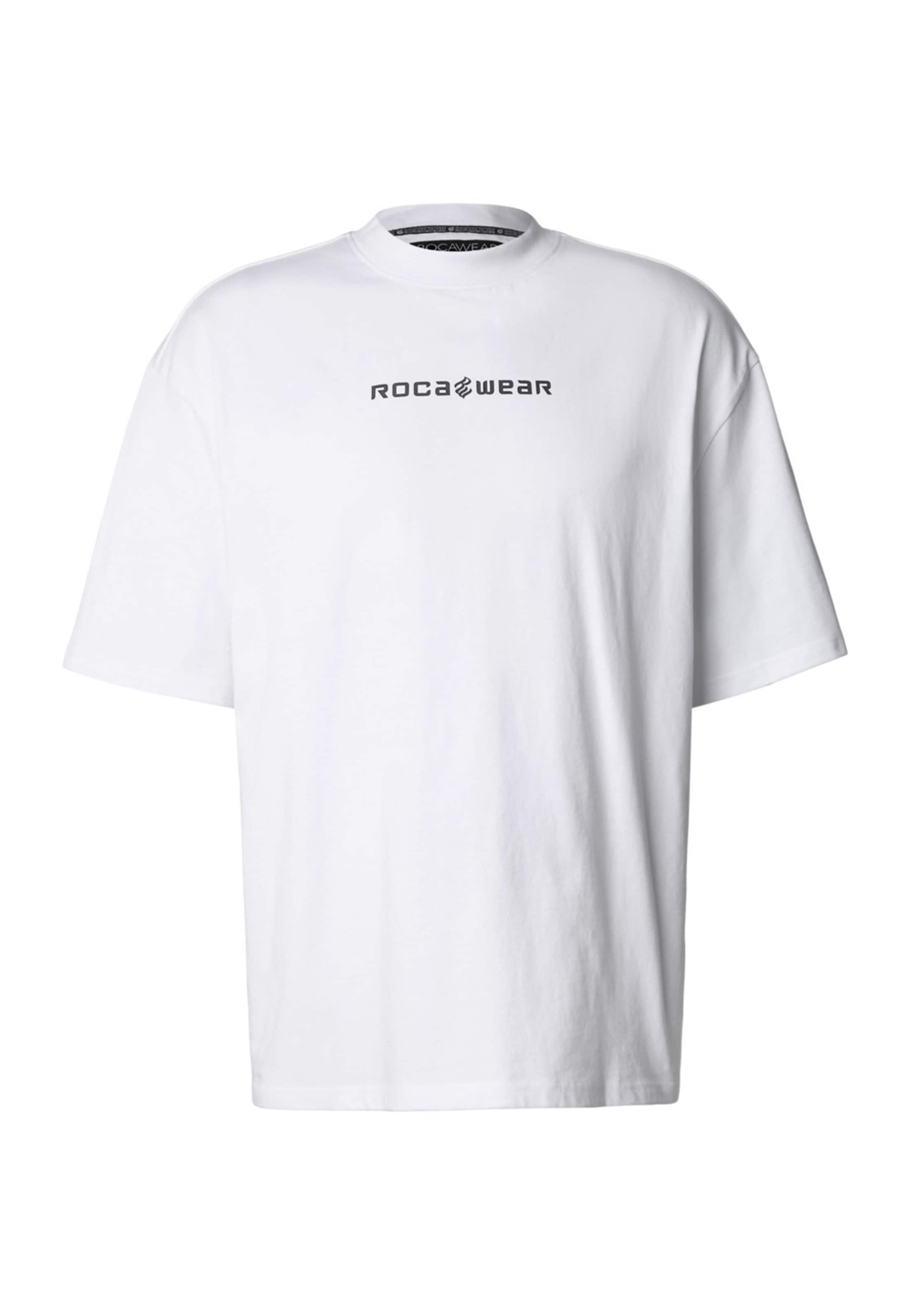T-Shirt 'Matteo Racing' ROCAWEAR en blanc : devant