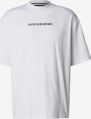 T-Shirt 'Matteo Racing' ROCAWEAR en blanc : devant