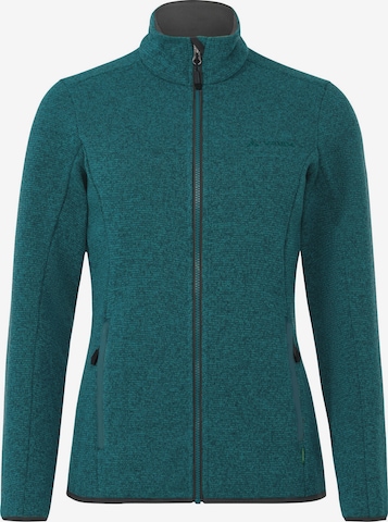 VAUDE Athletic fleece jacket 'Rienza IV' in Green: front