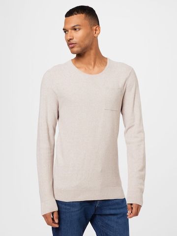 BLEND Sweater in Beige: front