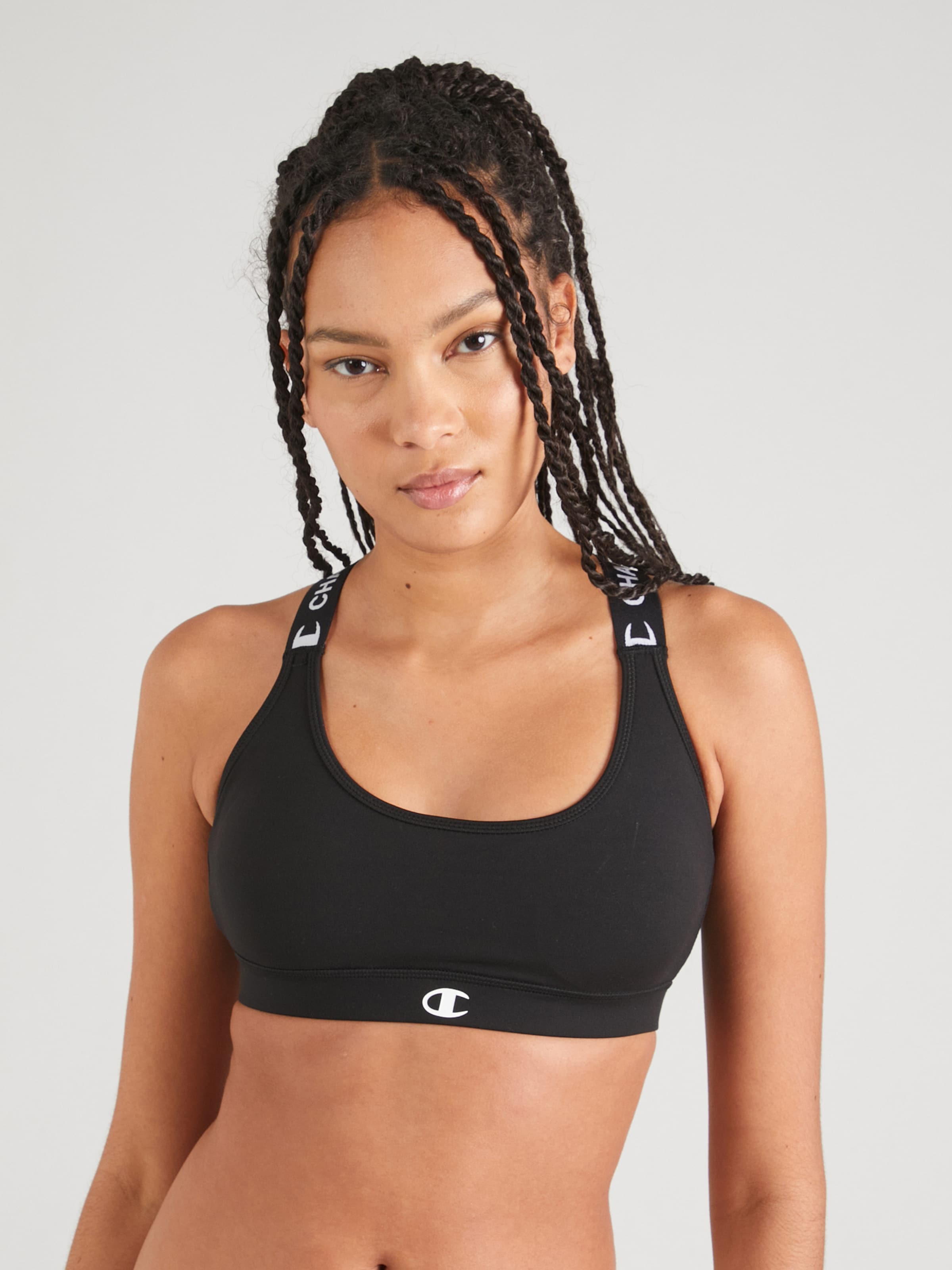 Champion Authentic Athletic Apparel Bralette Sports Bra in Black