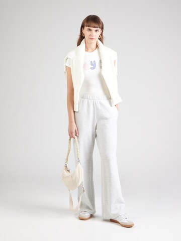 HOLLISTER Wide Leg Hose 'JUN5' in Grau