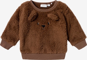 NAME IT Sweatshirt 'SINAI' in Brown: front