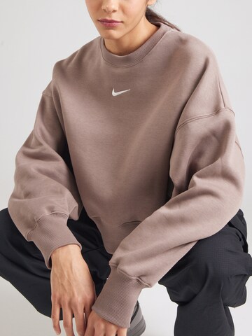 Felpa 'PHOENIX FLEECE' di Nike Sportswear in marrone