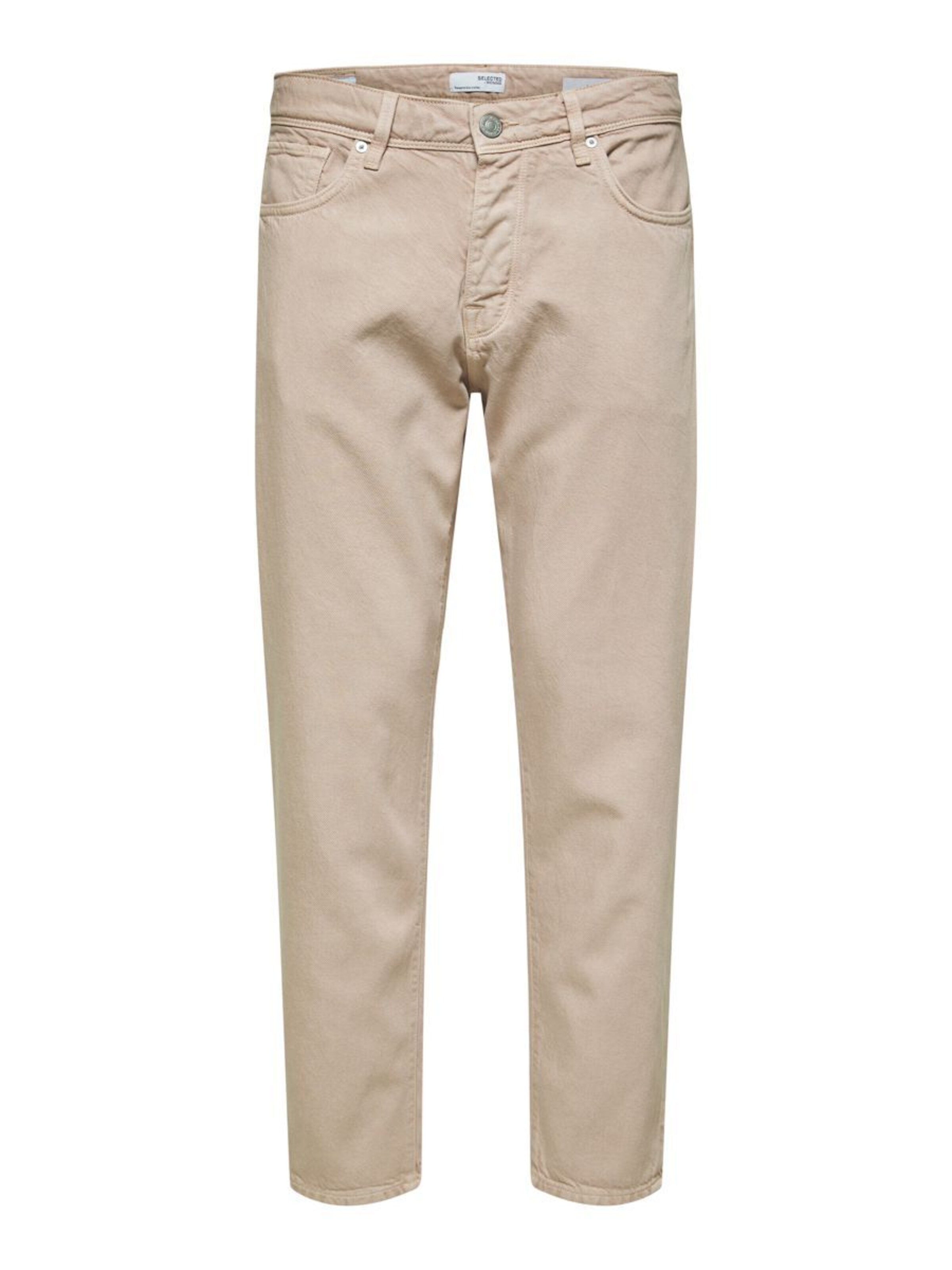 SELECTED HOMME Regular Jeans ALDU in Beige ABOUT YOU