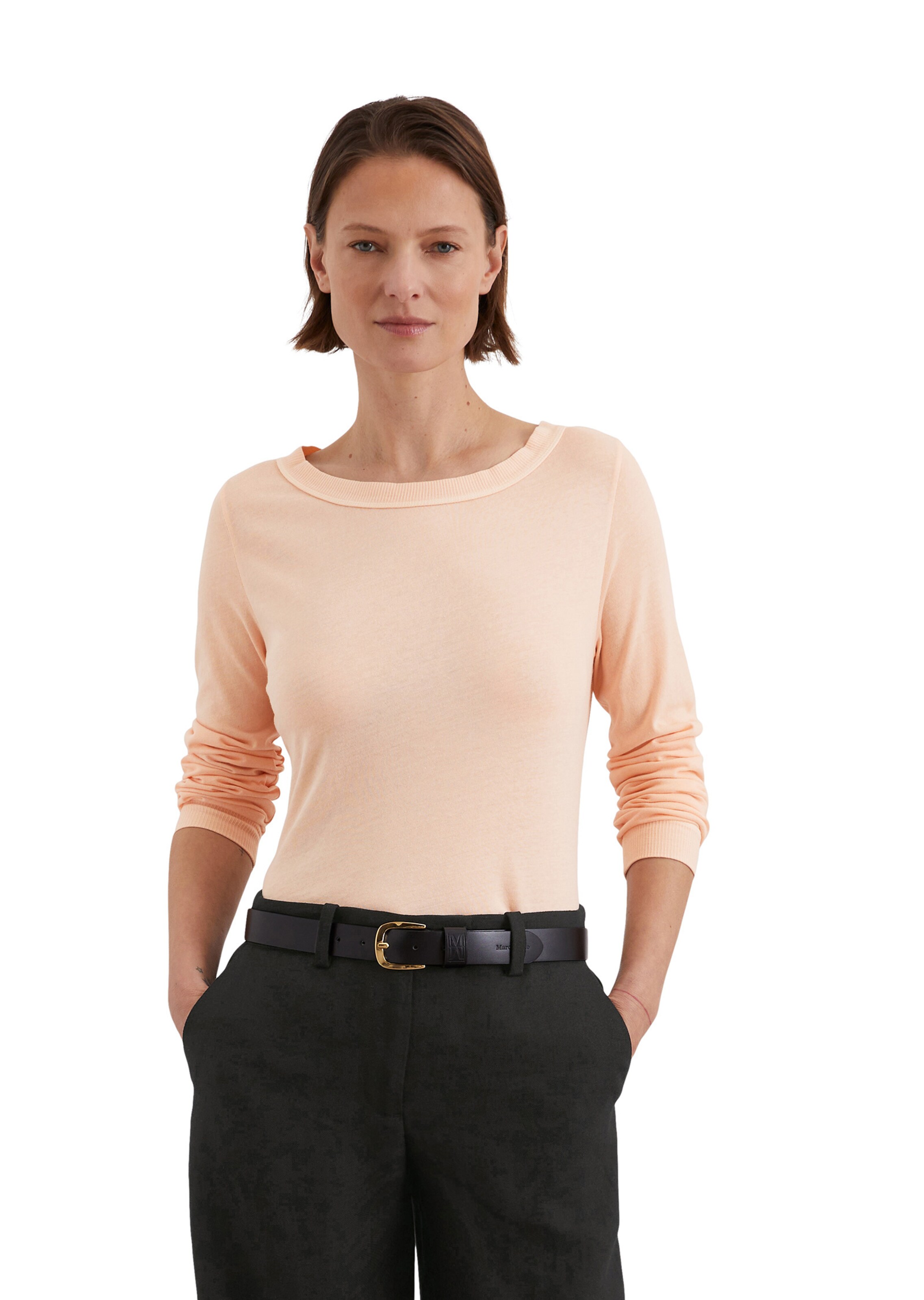 Marc O'Polo Shirt in Roze: voorkant