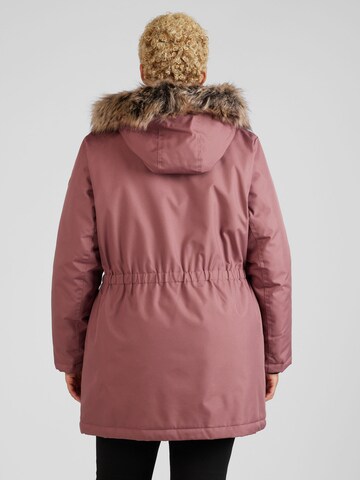 ONLY Carmakoma Winter parka 'Irena' in Pink