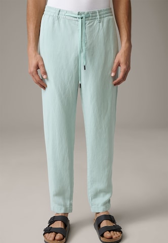 Coupe slim Pantalon STRELLSON en vert : devant