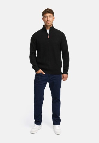 INDICODE JEANS Trui 'INPeace' in Zwart