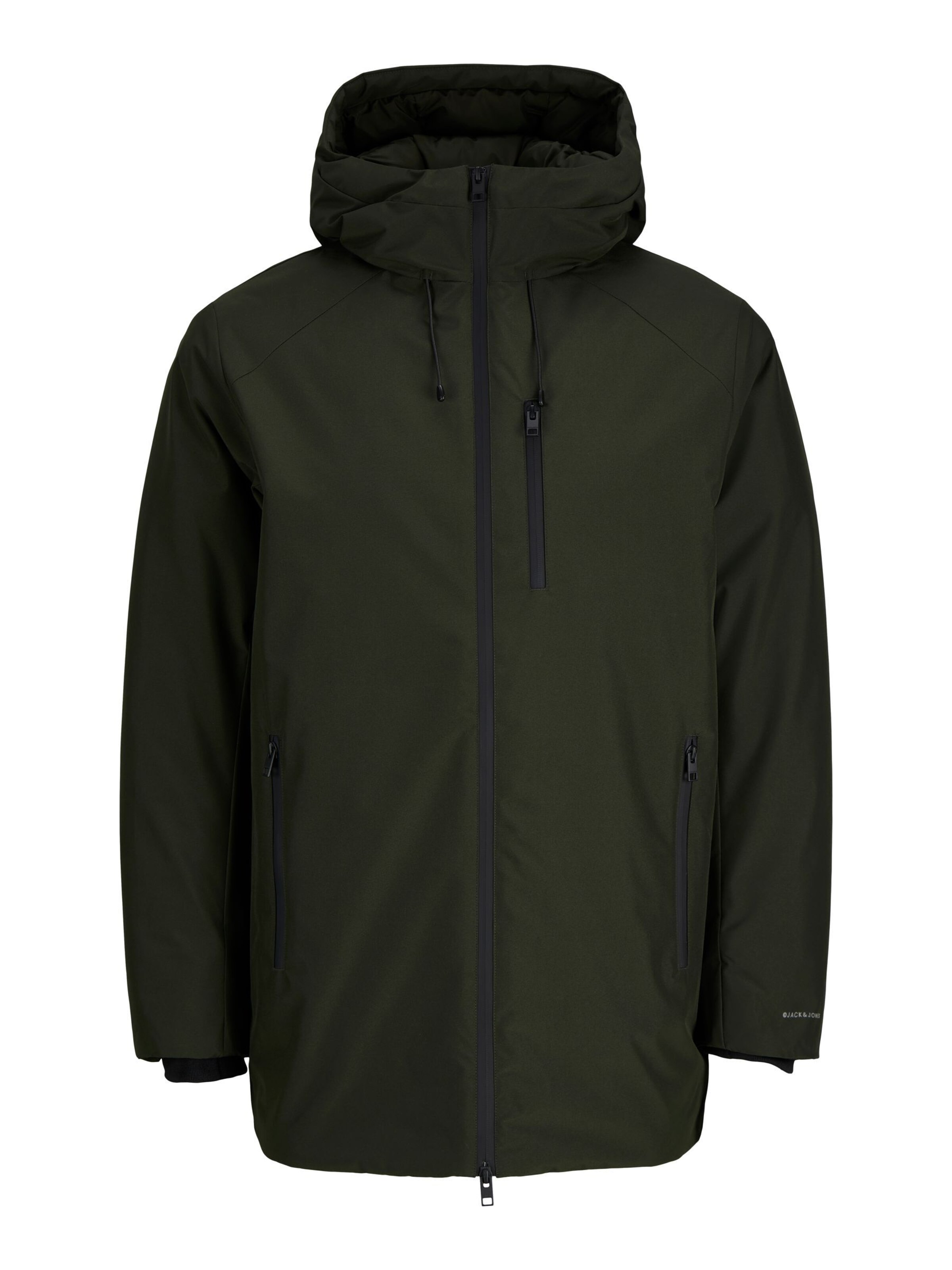 JACK & JONES Parka mi-saison en XXXL en vert, Vue avec produit