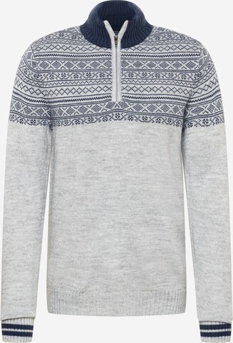 BLEND Sweater in Grey: front