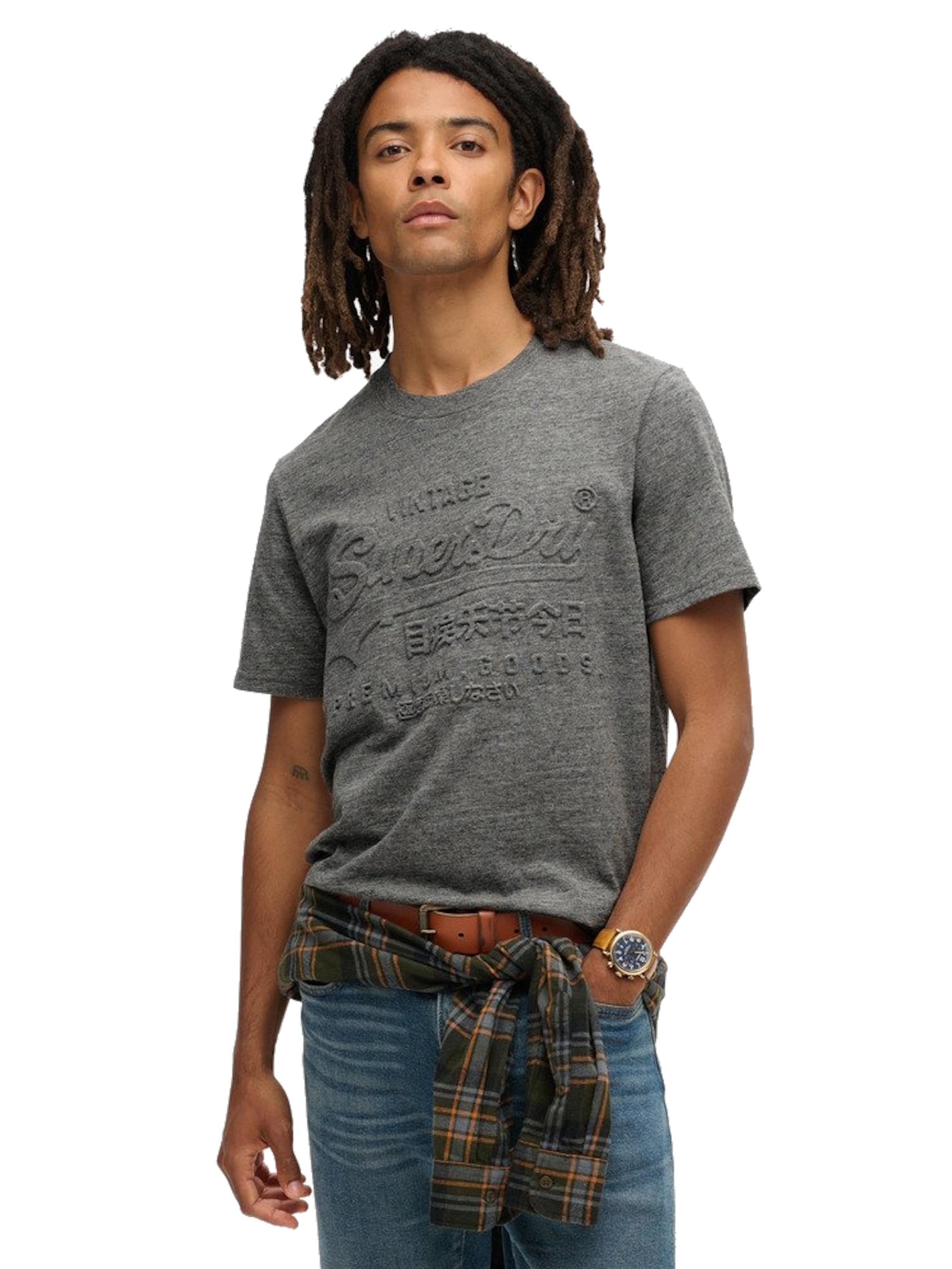 Superdry - Camisa em cinzento: frente