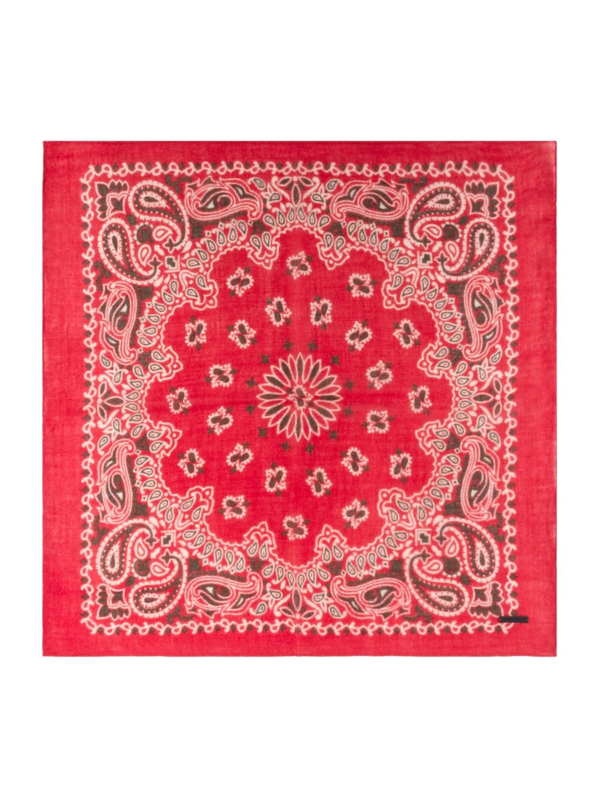 SILK & CASHMERE Schal in Rot: Vorderseite