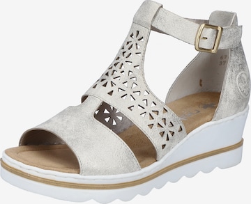 Rieker Sandals '67481' in Beige: front