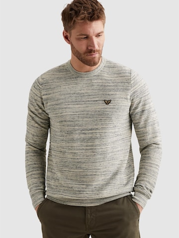 PME Legend Pullover 'PME LEGEND - Pullover with allover texture' i beige: forside