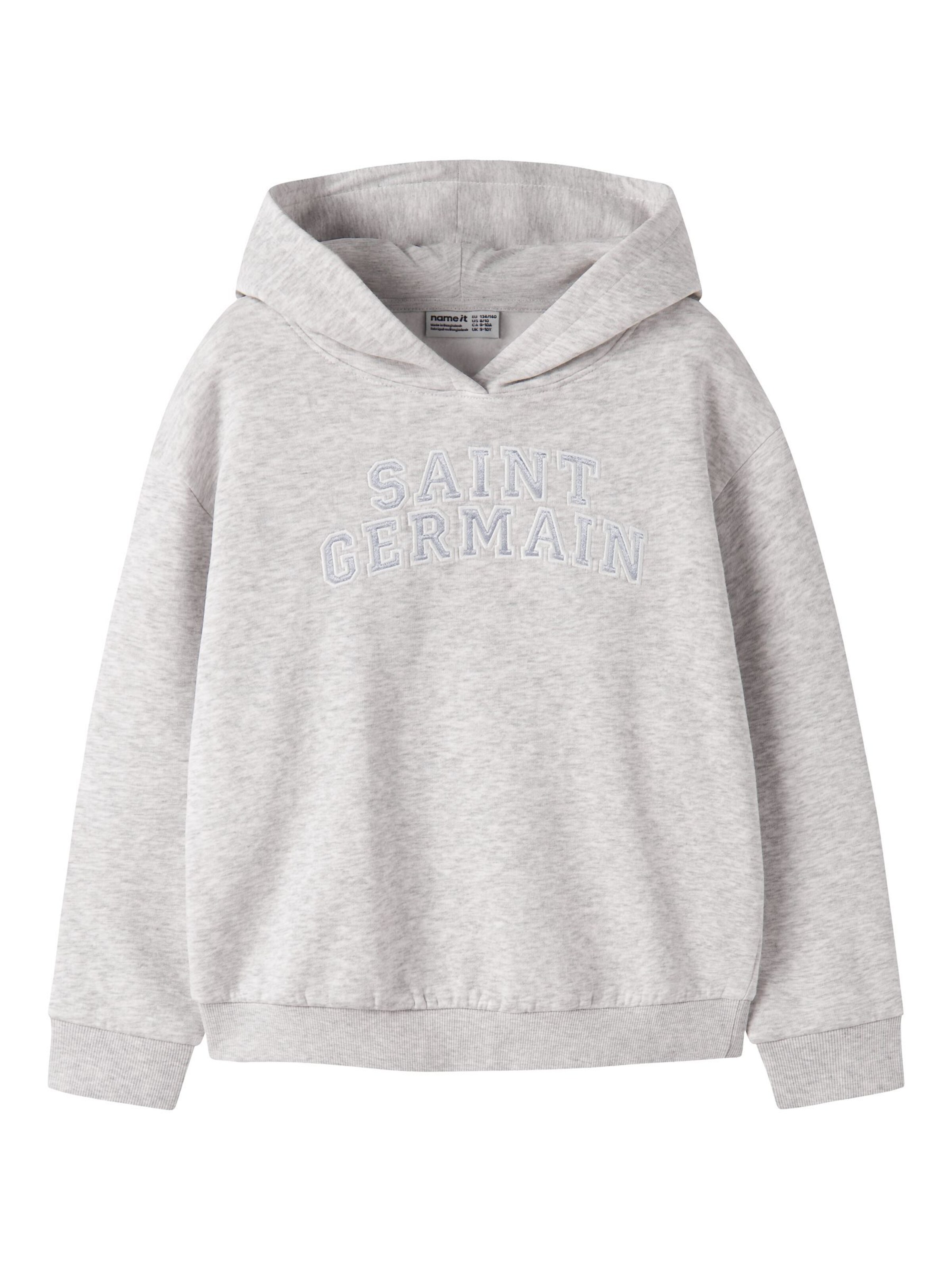 NAME IT - Sudadera en gris: frente