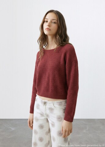 MANGO TEEN Pullover 'Teres' in Braun: Vorderseite
