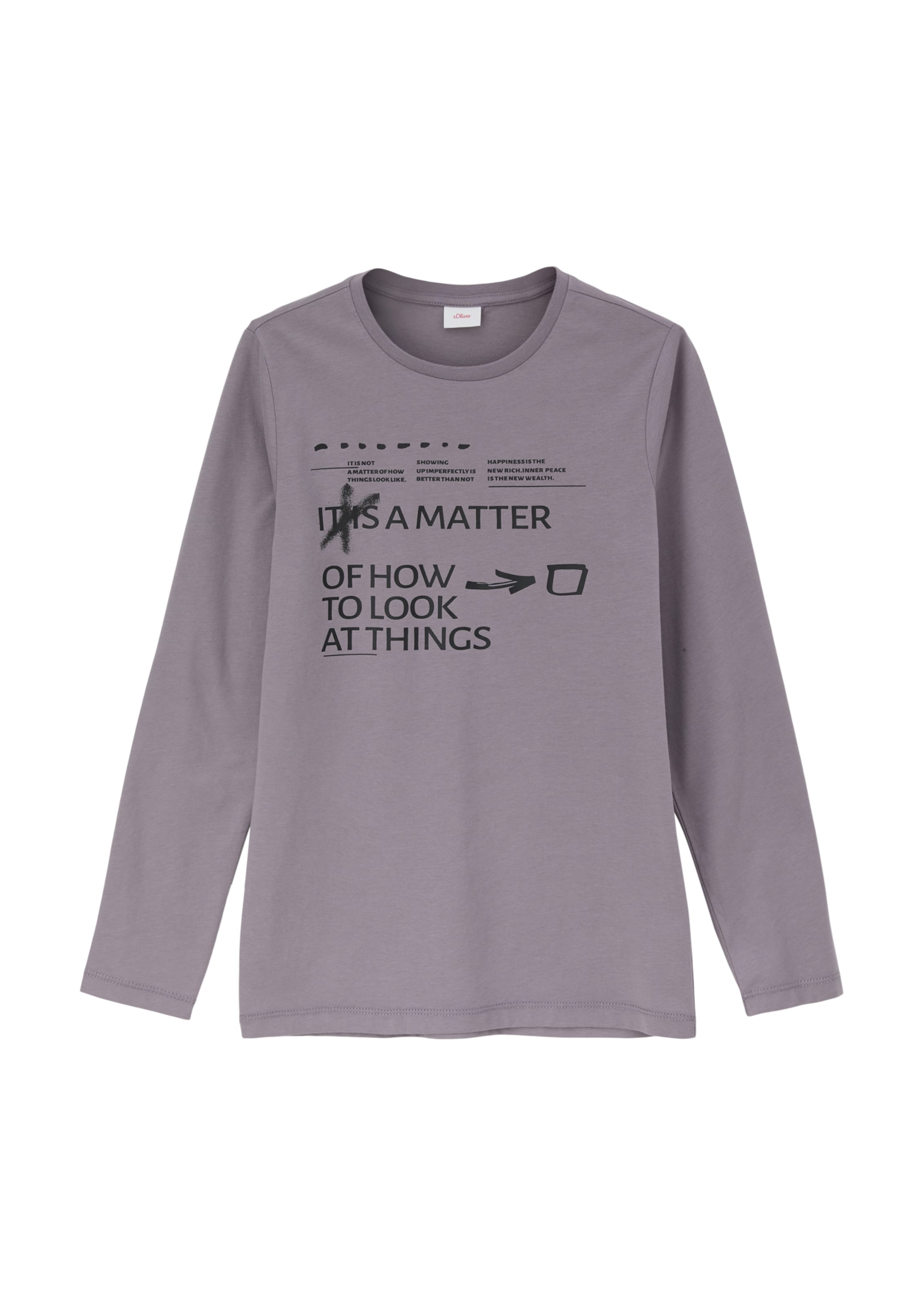 s.Oliver Shirt in Grau: Vorderseite