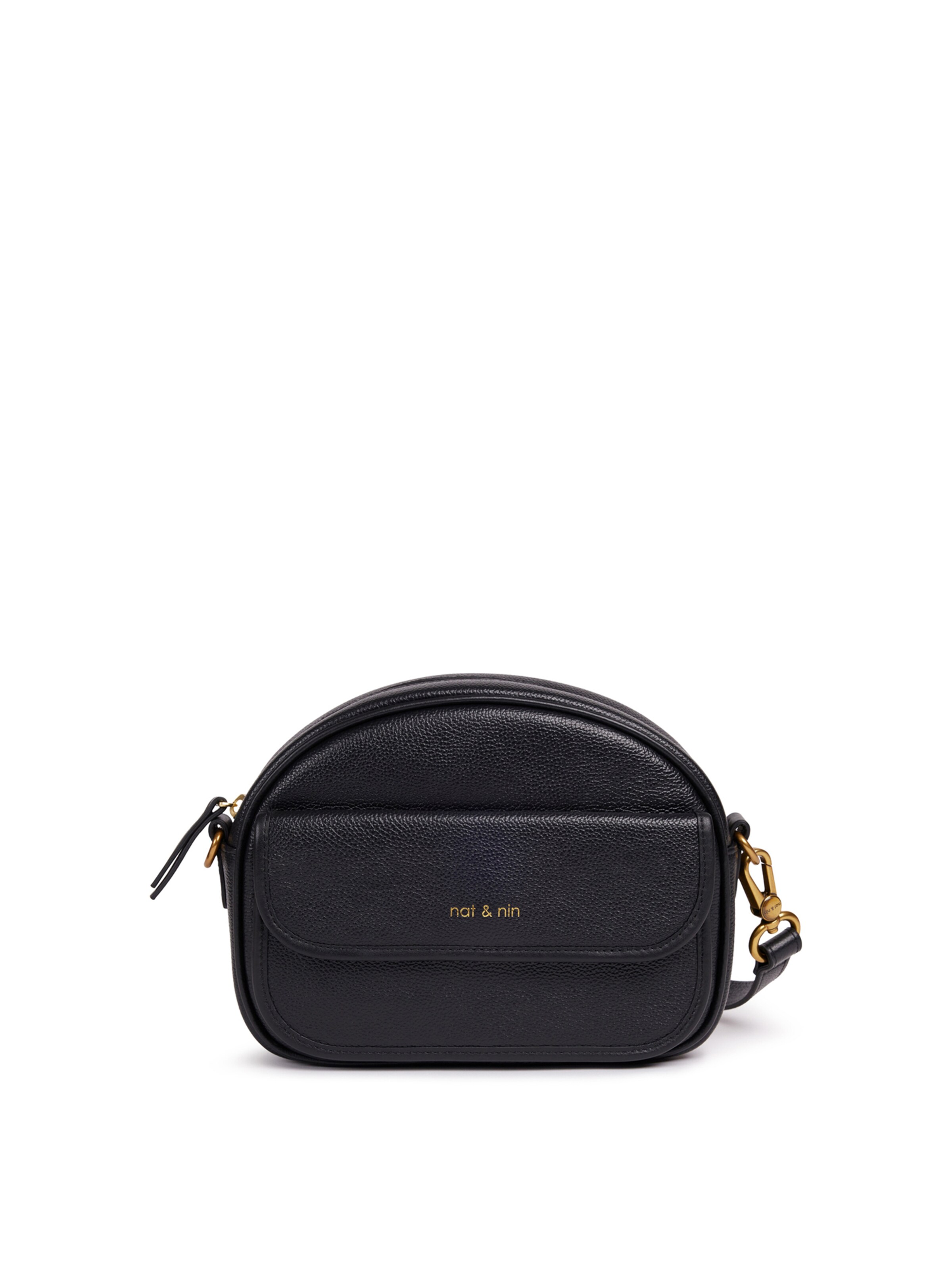Nat&Nin Taška cez rameno 'Judy' - Čierna: predná strana