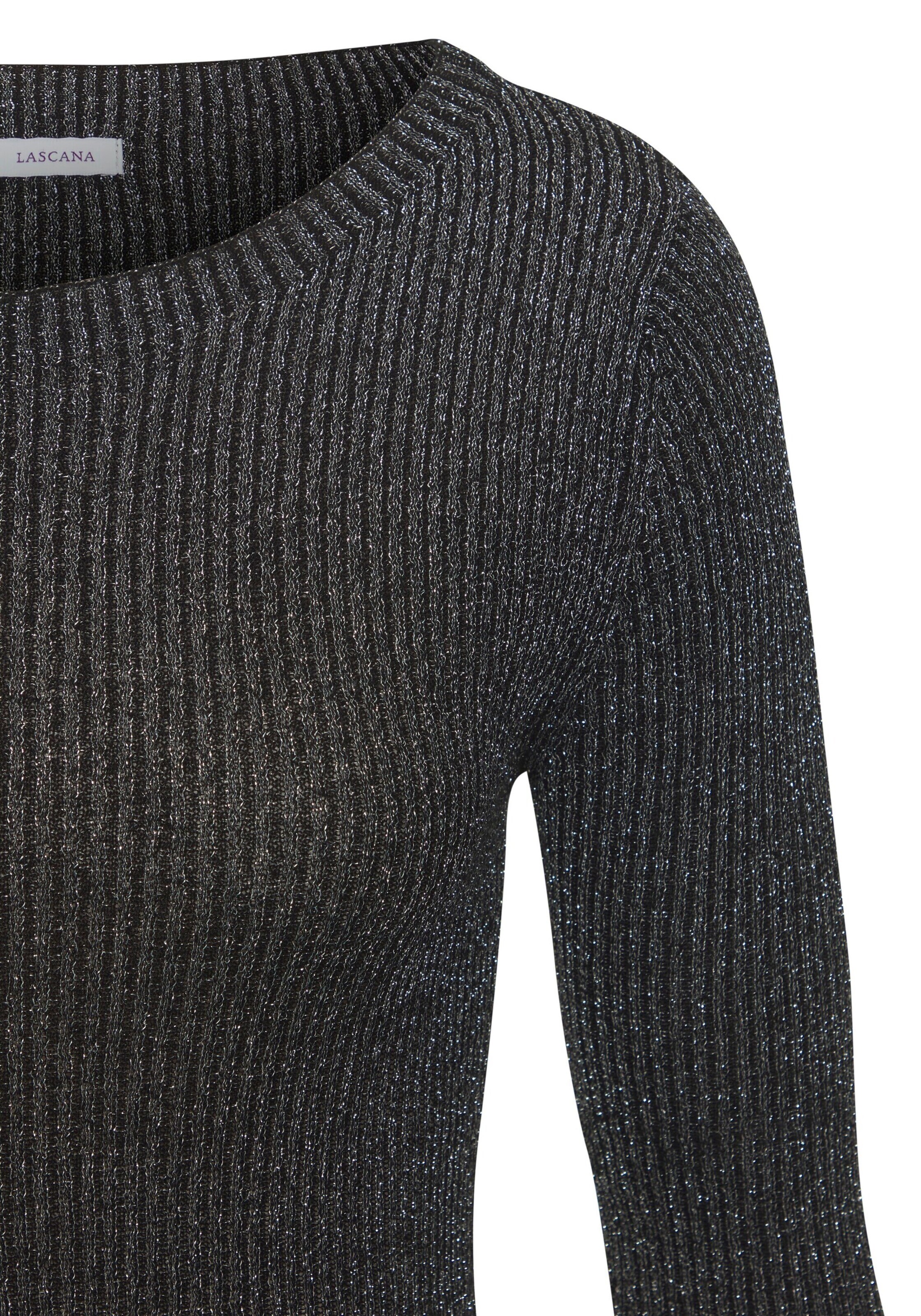 LASCANA Свитер в Черный