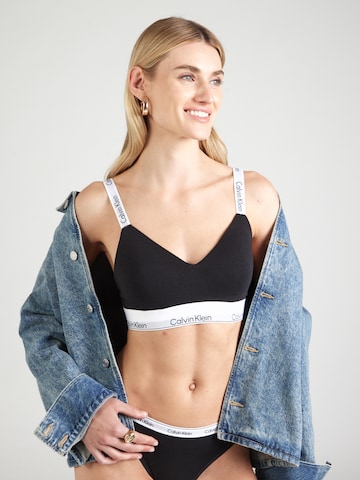 Calvin Klein Underwear - Triangular Soutien em preto: frente
