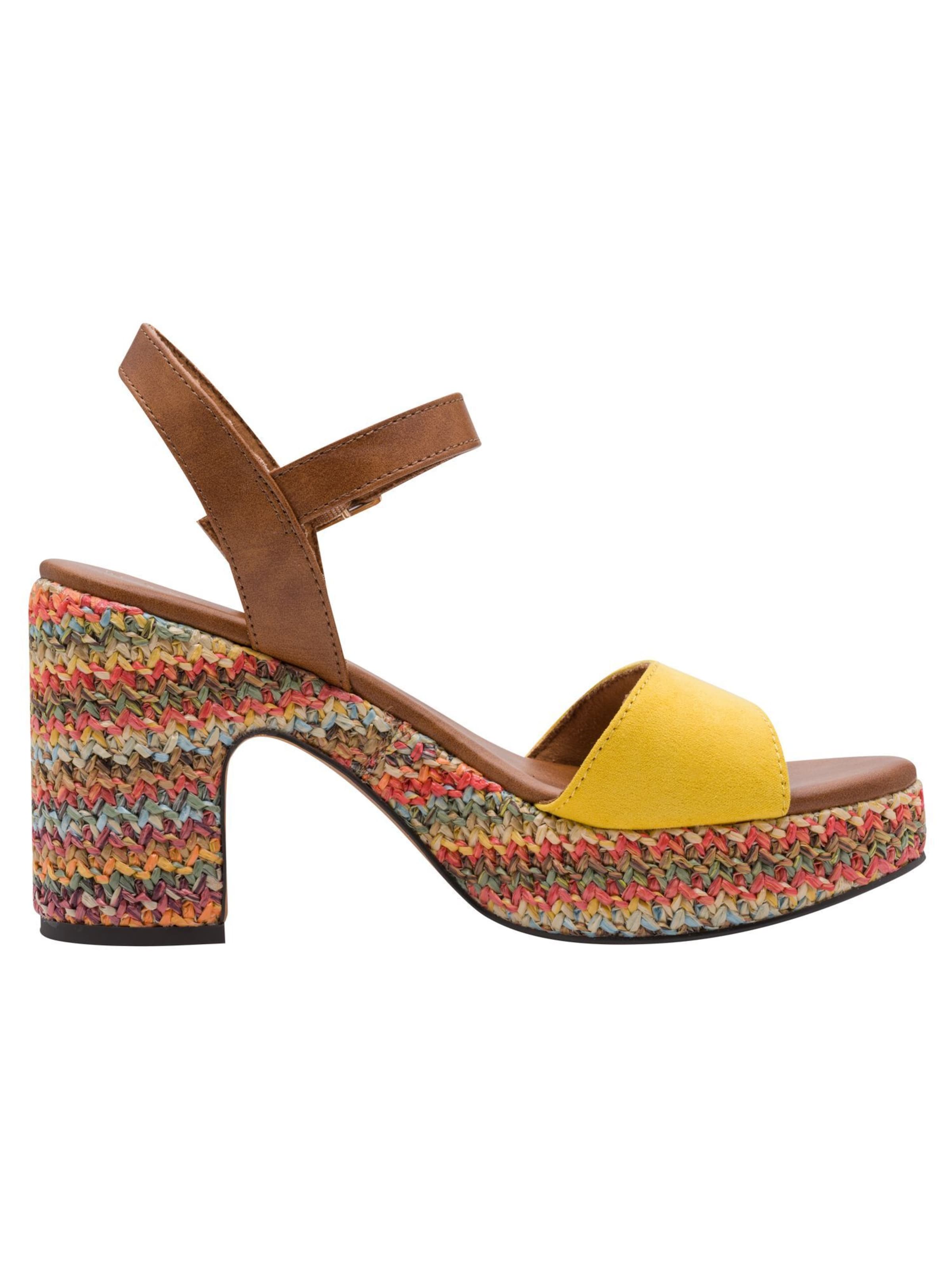 Sandales à lanières MARCO TOZZI en jaune