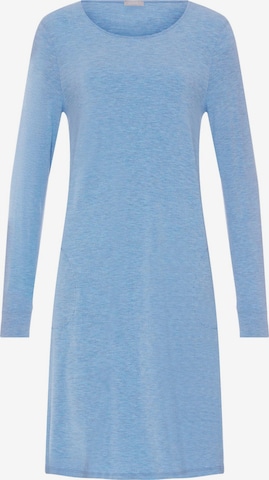 Hanro Nightgown 'Natural Elegance' in Blue: front