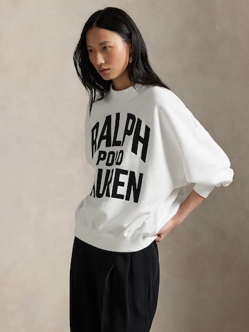 Polo Ralph Lauren Суичър в бяло: отпред