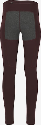 Whistler Regular Workout Pants 'Millie' in Brown