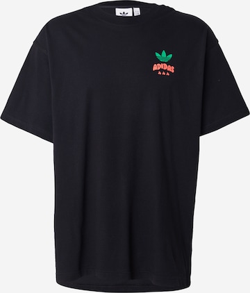 ADIDAS ORIGINALSMajica 'JALAPENO GFX' - crna boja: prednji dio