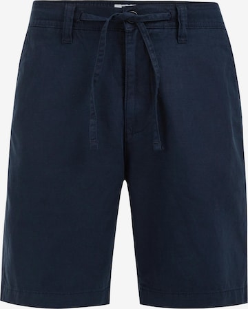 WE Fashion Loosefit Chino in Blauw: voorkant
