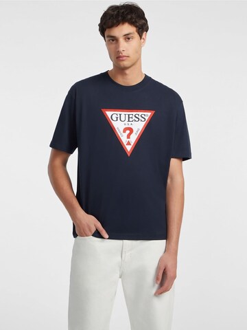 GUESS T-Shirt in Blau: Vorderseite