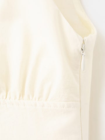 MANGO Šaty 'Island' - Béžová