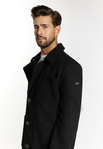 DreiMaster Vintage Between-Seasons Coat in Black