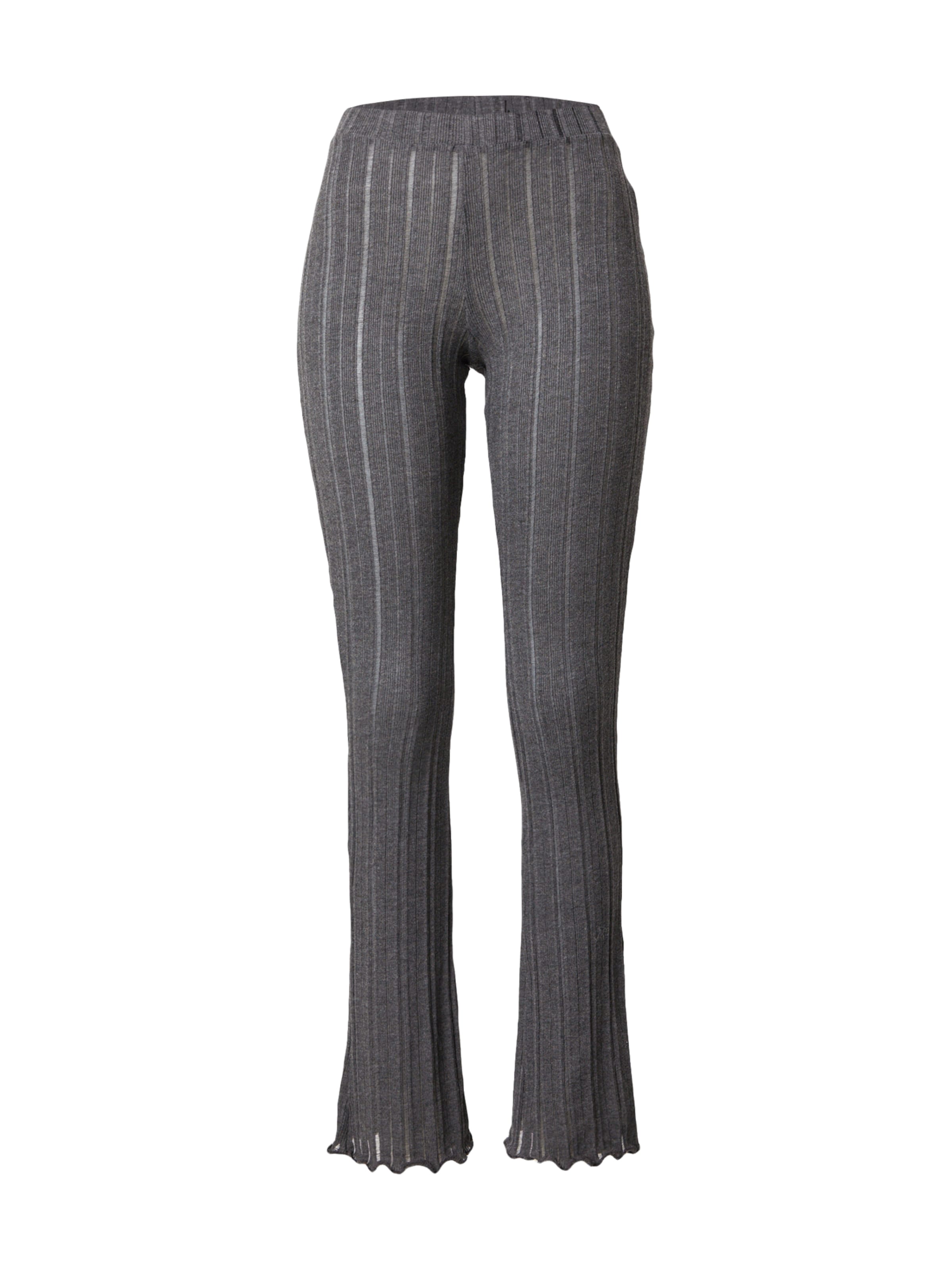 studioselect Слим фит Панталон 'Anna' в сиво: отпред