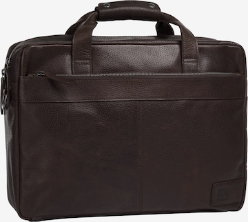 BODENSCHATZ Briefcase in Brown: front