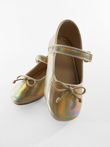 MANGO KIDS Ballerina's 'Anabel' in Goud