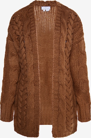 Cardigan usha WHITE LABEL en marron : devant