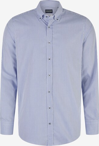 Chemise business HECHTER PARIS en bleu : devant