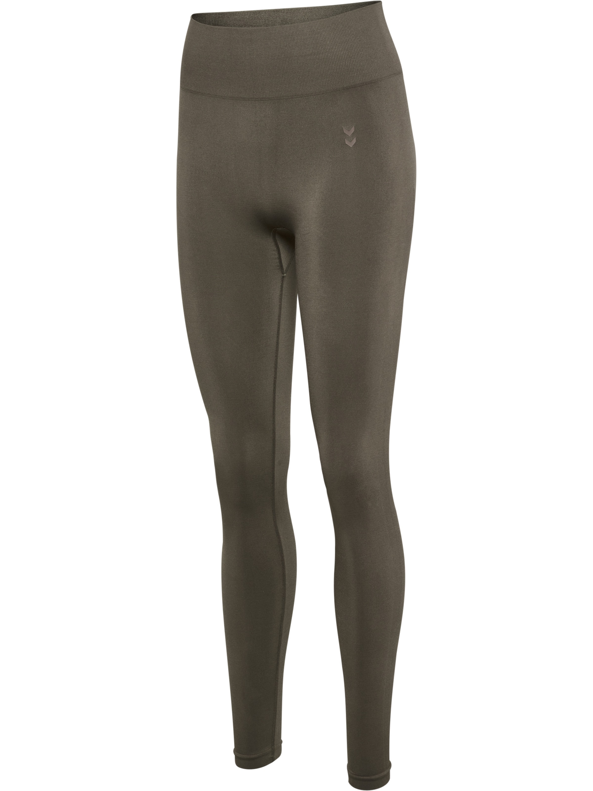 Hummel Skinny Sportbroek in Bruin