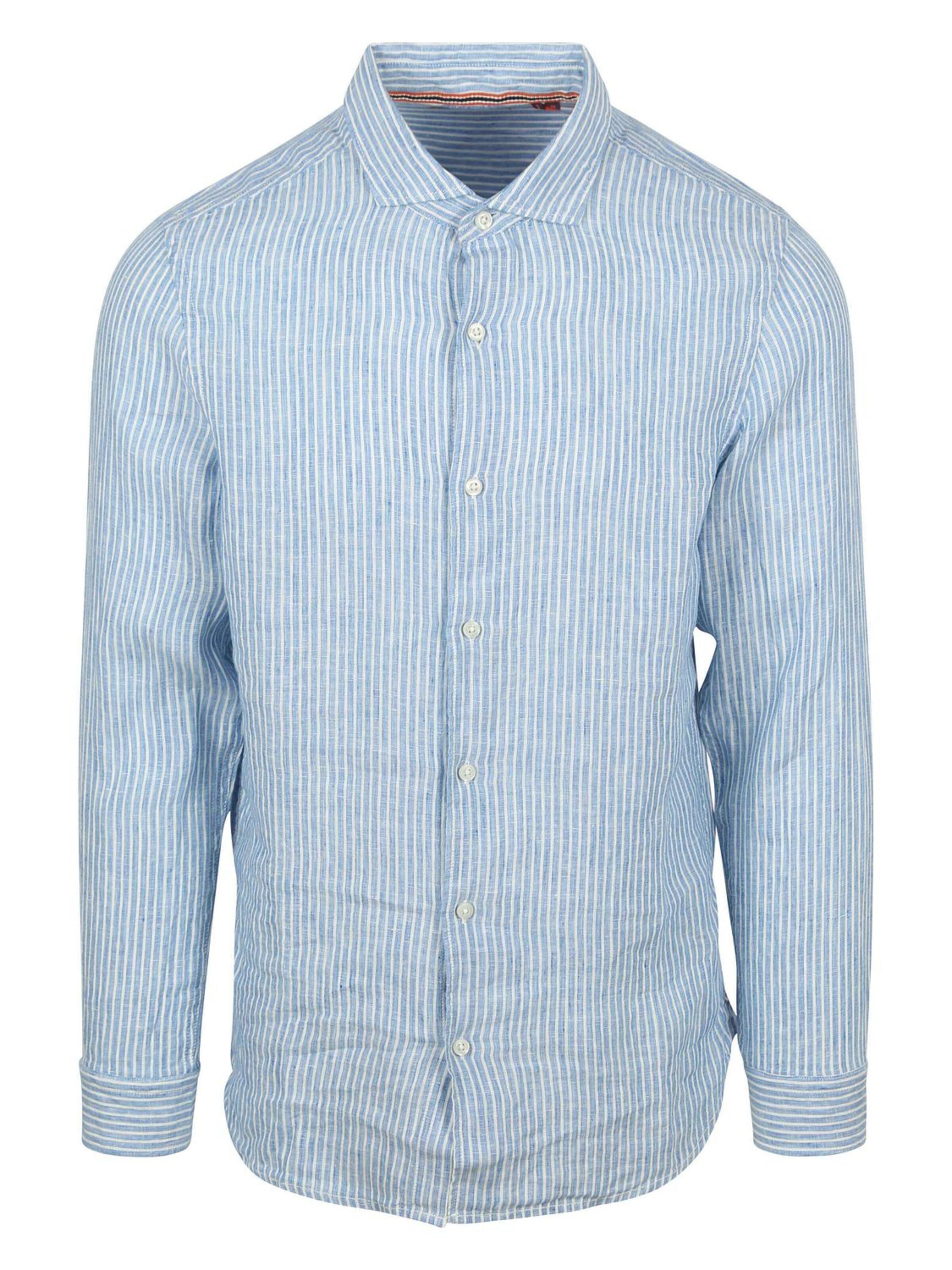Superdry Regular Fit Hemd‌‌ in Blau: Vorderseite
