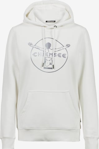 CHIEMSEE Sweatshirt in White: front