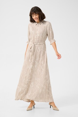 Kaffe Blusekjole 'Mira' i beige: forside